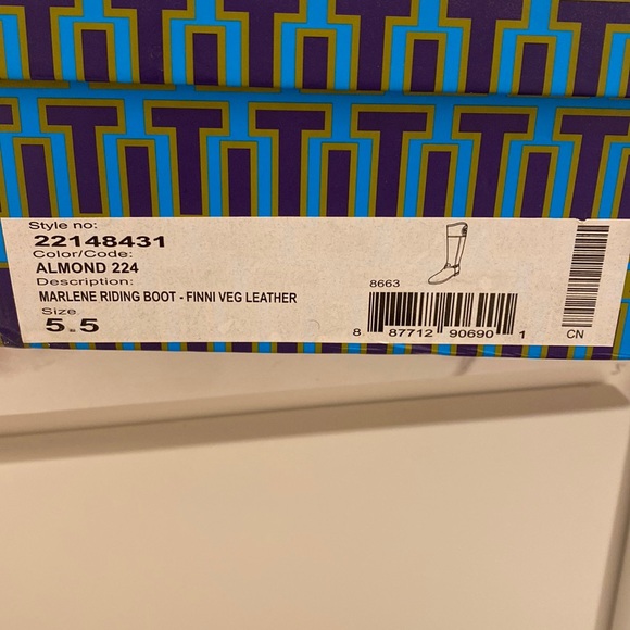 Tory Burch - Brown Leather Riding Boots W/ Buckle On Ankle - Picture 17 of 17